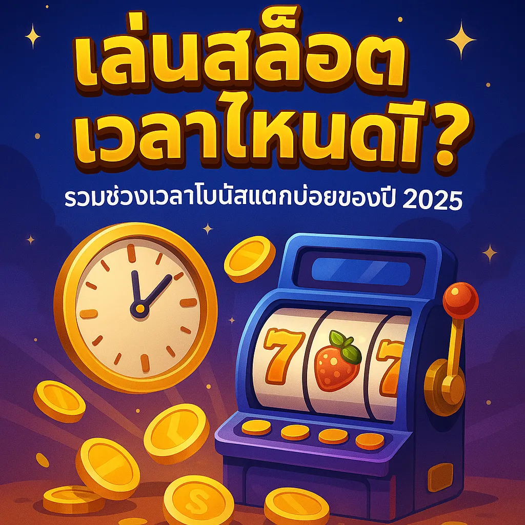เล่นสล็อตเวลาไหนดี